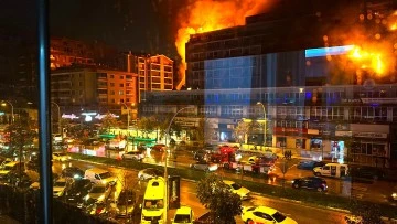 Bursa Özlüce'de  yangın!