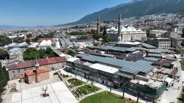 Bursa’nın kalbi olan Tarihi Çarşı ve Hanlar Bölgesi’nde restorasyon çalışmaları 