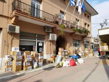 Bursa'nın Yunanistan'daki kardeş kentinden depremzedelere yardım eli 