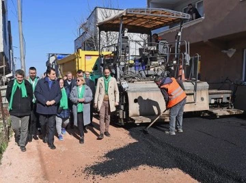 Bursa Osmangazi Belediyesi konforlu ulaşım için yolları yeniledi 