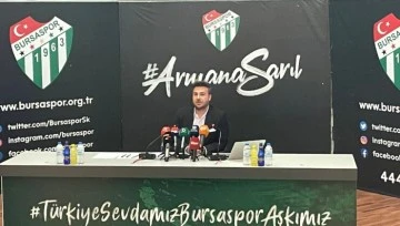 Bursaspor'da Yönetimin istifa kararı medyaya anlatıldı