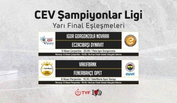 CEV Şampiyonlar Ligi’nde yarı final programı belli oldu
