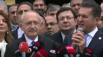 CHP Lideri Kılıçdaroğlu, TDP Genel Başkanı Sarıgül ile görüştü
