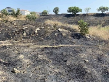 Çorlu’daki korkutan yangın havadan görüntülendi
