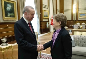 Cumhurbaşkanı Erdoğan, ABD’li Senatör Jeanne Shaheen’i kabul etti