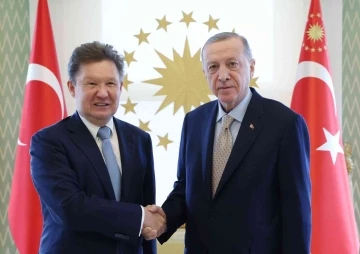  Erdoğan, Gazprom Başkanı Miller ile görüştü
