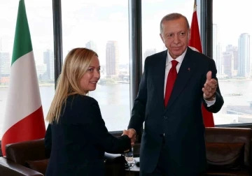 Cumhurbaşkanı Erdoğan, İtalya Başbakanı Meloni’yi kabul etti
