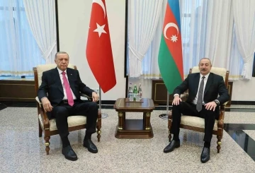 Cumhurbaşkanı Erdoğan ve Aliyev Nahçıvan’da görüştü
