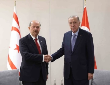 Cumhurbaşkanı Erdoğan ve KKTC Cumhurbaşkanı Tatar ile görüştü
