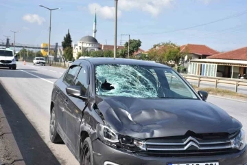 Bursa plakalı otomobilin çarptığı yaya hayatını kaybetti