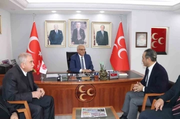 DAİMFED Genel Başkanı Karslıoğlu, MHP İl Başkanı Kanlı’yla inşaat sektörünün sorunlarını konuştu
