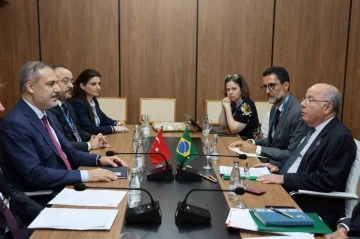 Dışişleri Bakanı Fidan, Brezilyalı mevkidaşı Mauro Vieira ile görüştü
