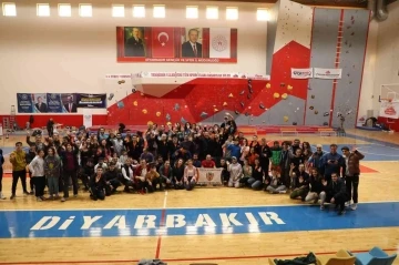 Diyarbakır’da Tırmanış Türkiye Şampiyonası düzenlendi
