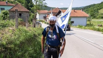 Dizdarevic, Srebrenitsa soykırımı kurbanları anısına Fransa'dan Bosna Hersek'e yürüyerek u