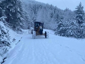 Düzce’de 24 köy yolu kar nedeniyle kapalı
