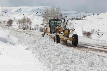 Erzincan’da kar ve tipiden 150 köy yolu ulaşıma kapandı
