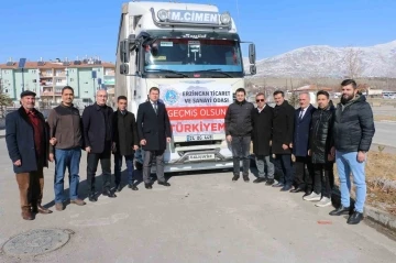 Erzincan TSO’nun 2. yardım tırı yola çıktı
