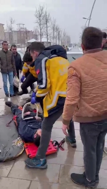 Erzurum’da buzlanma kazalara neden oldu
