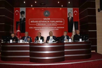 Erzurum’da &quot;Seçim Bölge Güvenlik Toplantısı&quot; düzenlendi
