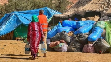 Fas'ta depremzedelere yönelik yardım faaliyetleri sürüyor