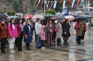 Fethiye’de 8 Mart Dünya Kadınlar Günü törenle kutlandı
