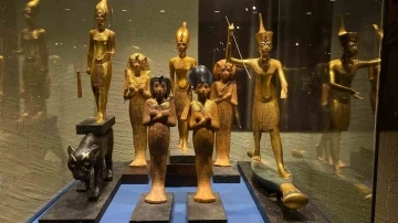 Firavunun hazinelerinin replikaları Ankara’da açılan sergide beğeniye sunuldu
