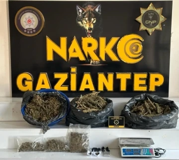 Gaziantep’te 9 kilo metamfetamin ele geçirildi: 1 gözaltı
