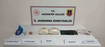 Gaziantep’te yolcu otobüsünde 2 kilo uyuşturucu bulundu
