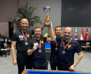 Göztepe’nin bilardo takımı Türkiye ikincisi oldu
