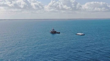 Güney Kıbrıs’tan Gazze’ye ulaşan gemideki yardımlar kamyonlara yüklendi
