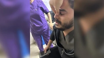 Hasta yakınları doktorun burnunu kırdı 