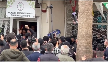 Adana'da eylem yapmak isteyen HDP’lilere polis izin vermedi