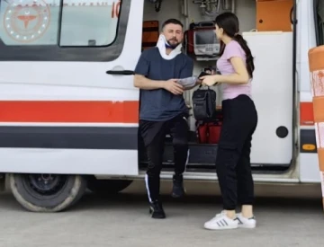 İnegölspor Başkanı Osman Sevim, kazada yaralandı