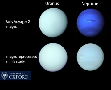 İngiliz araştırmacılar, Neptün ve Uranüs’ün gerçek renkleri ortaya çıkardı
