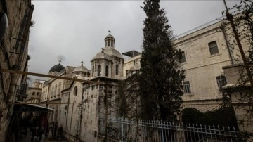 İşgal altındaki Doğu Kudüs'teki tarihi kilise fanatik bir Yahudi'nin saldırısına uğradı