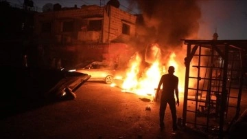 İsrail ordusu onlarca askeri araçla Cenin kentine baskın düzenledi
