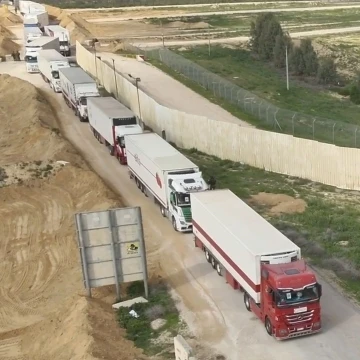 İsrail üzerinden Gazze’ye insani yardım geçişi bugün başlıyor
