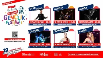 İstanbul’da üç ilçeden ortak “Hep Birlikte 19 Mayıs Gençlik Festivali”
