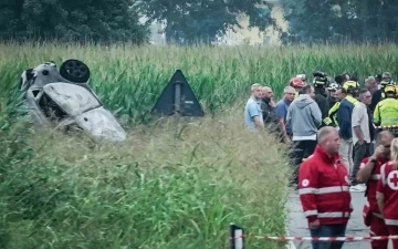 İtalya’da hava akrobasi uçağı düştü: 1 ölü
