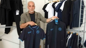 İtalya’nın futbol devi Napoli’nin store mağazasındaki ürünler Yozgat’ta üretiliyor
