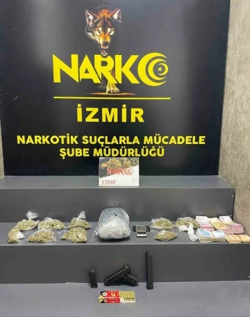 İzmir’de 63 uyuşturucu operasyonunda 37 tutuklama
