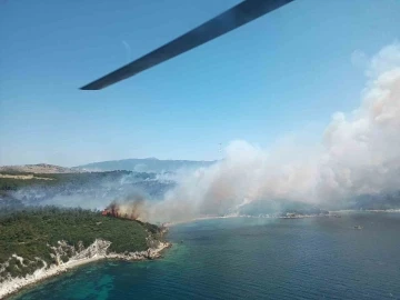 İzmir’deki orman yangınında yaralanan personel şehit oldu
