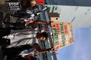 Japonya’da Filistin’e destek gösterisi
