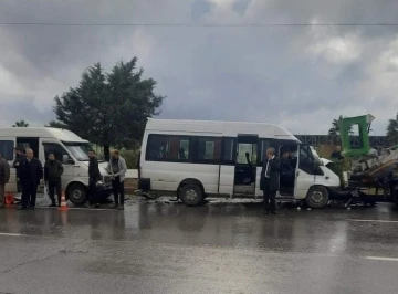 Kahramanmaraş'ta trafik kazasında 11 kişi yaralandı