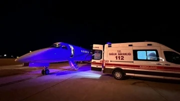 Kalp hastası bebek, ambulans uçakla Ankara’ya sevk edildi
