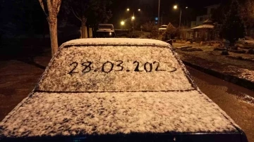 Karabük’te kar yağışı etkili oldu
