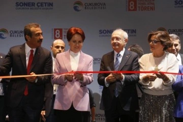 Kemal Kılıçdaroğlu ile Meral Akşener Adana’da toplu açılış töreninde