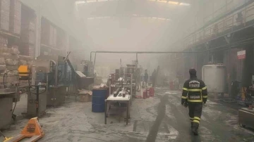 Kırıkkale’de madeni yağ fabrikasında yangın