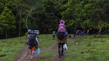 Kolombiya ile Panama arasındaki Darien Boşluğu'ndan 2023'te yaklaşık 520 bin göçmen geçti
