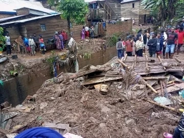 Kongo'da sel ve toprak kayması: En az 60 ölü